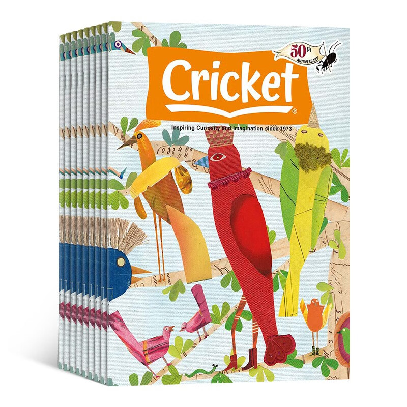 【预订【杂志预计10月发货】Cricket蟋蟀王国杂志订阅（英文原版） 2023年10月起订 1年共9期 杂志铺（先发“杂志订阅清单”）9-14岁少儿英文原版文学阅读Cricket Media