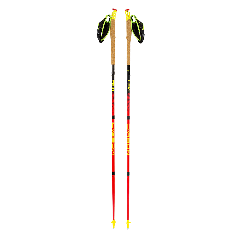 LEKI【德國LEKI新品】先鋒越野杖戶外徒步登山杖先鋒碳纖維折疊Z杖  115cm（一對(duì)）