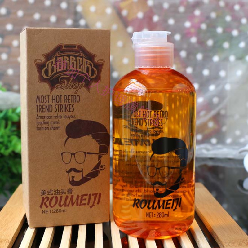 玫黛琳【精选优品】美式油头膏复古大背头油定型啫喱男士特硬蓬松造型 1