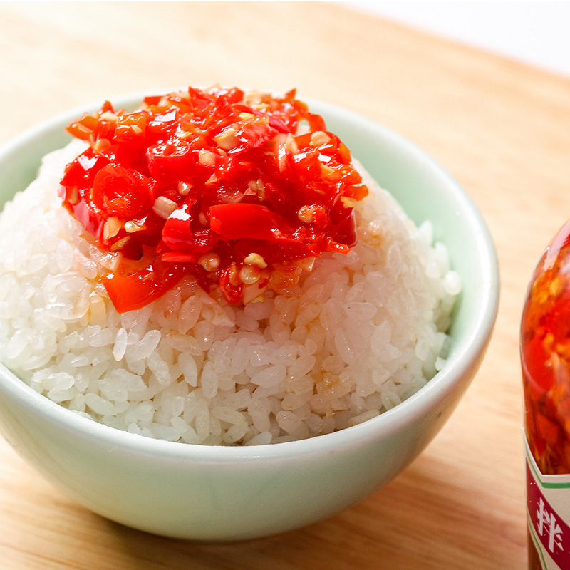 蒸鱼头酱椒坛坛香剁椒豆鼓 拌饭剁辣椒280g 豉香朝天椒280g