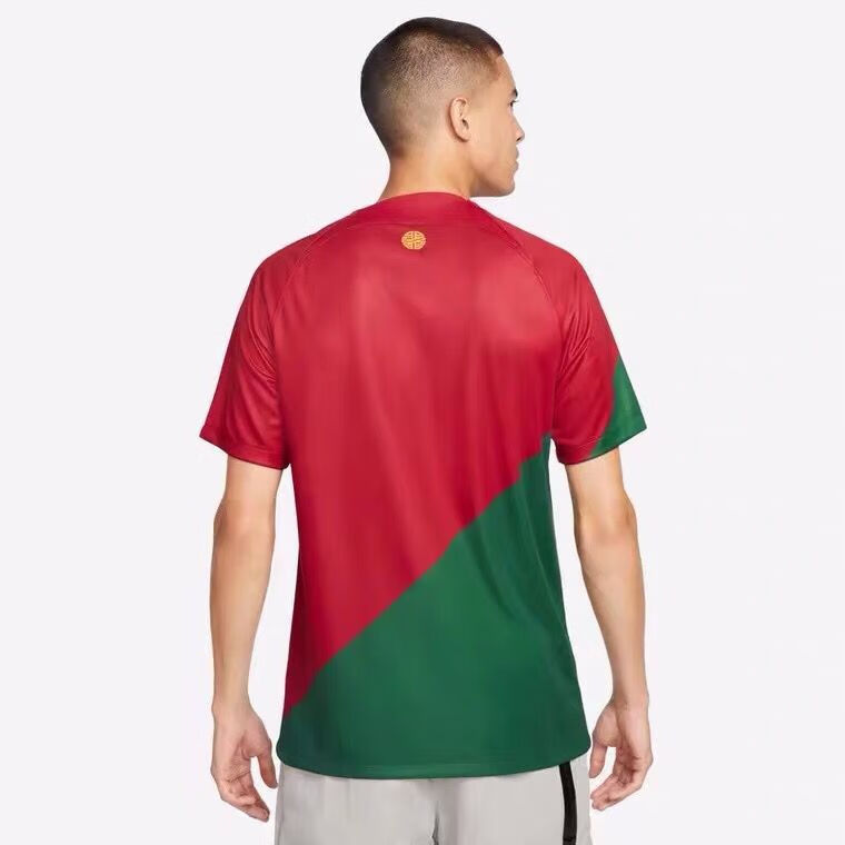 世界杯葡萄牙国家队球衣主场7号c罗足球服套装 主场球迷版球衣_后背 s