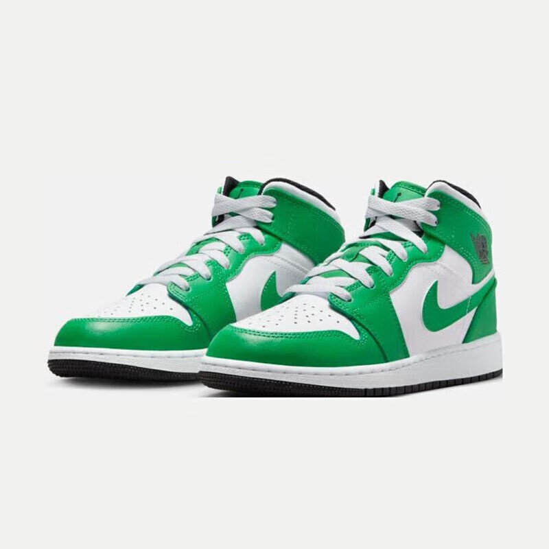 耐克(nike)板鞋女鞋2023夏季air jordan 1 mid (gs) aj1 运动鞋休闲鞋