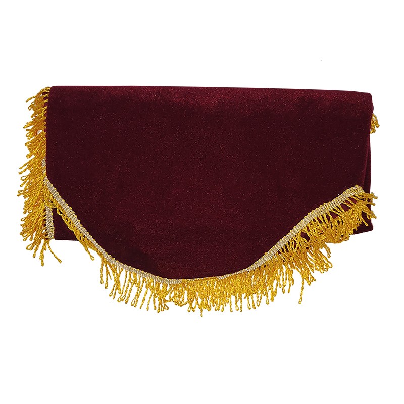 典雅大气韩式钢琴罩欧式钢琴罩中开钢琴套防尘罩凳罩 红色