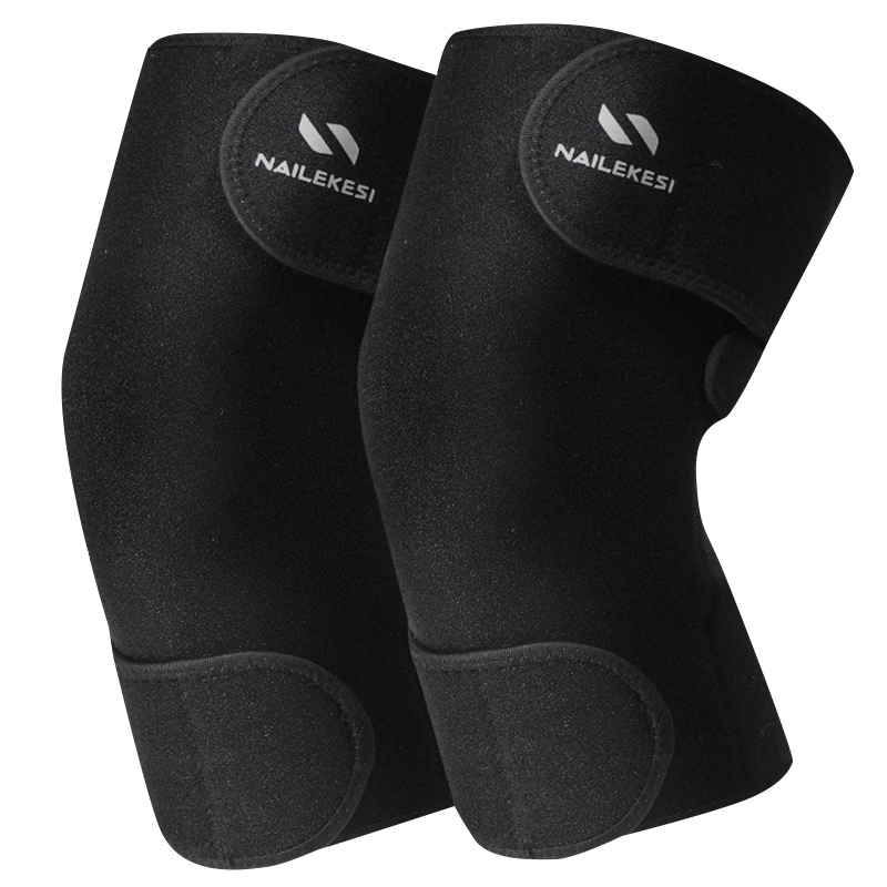 耐力克斯羊毛皮护膝保暖专业护具防寒防风老寒腿关节痛骑车护腿暖膝盖一对