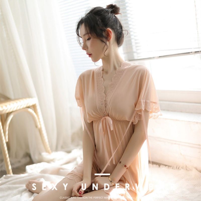 蕾丝透明性感女士睡衣薄纱极度诱惑吊带睡裙情调衣人爱爱两件套装