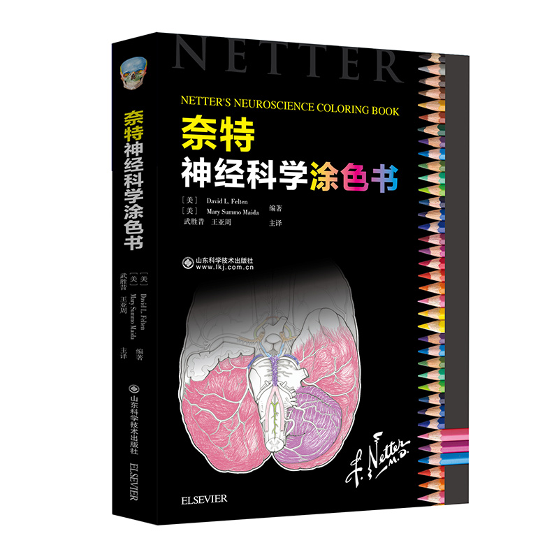 奈特神经科学涂色书山东科学技术出版社9787572310836