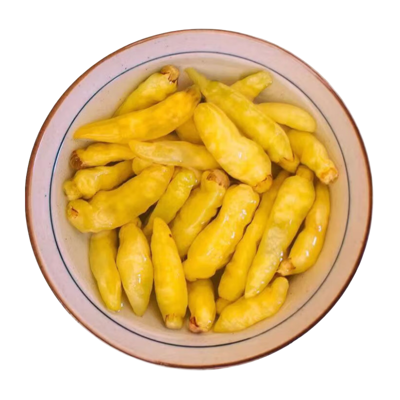 貴三紅野山椒泡椒小米辣貴州特產(chǎn)老壇泡椒酸辣傣味泡鳳爪調味料下飯菜 野山椒泡椒500g*2袋