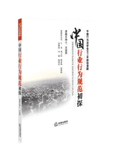 中国行业行为规范初探