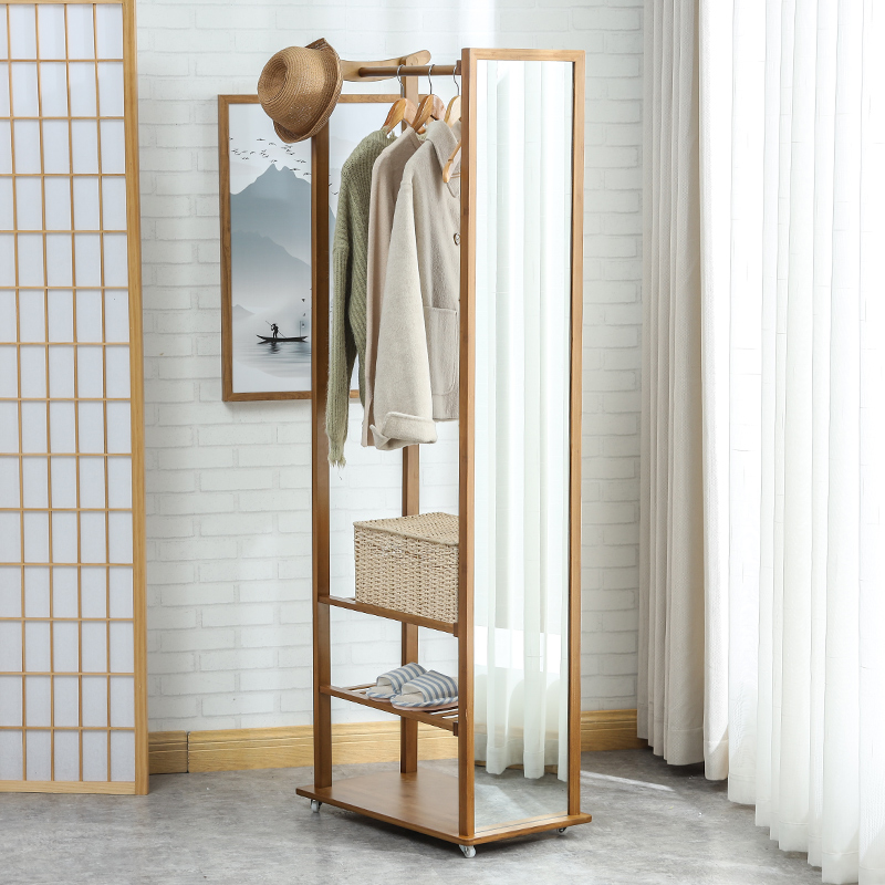 全身试衣镜多功能移动穿衣镜小户型 顺丰到家)a款 移动多功能衣帽镜