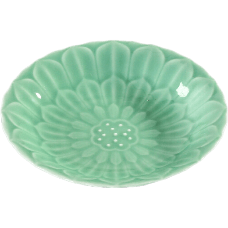 涵青堂 龍泉青瓷盤子陶瓷菜碟子菜盤創(chuàng)意酒店中式餐具大號(hào)湯盤深盤21cm 梅子青8英寸 1個(gè) 8英寸