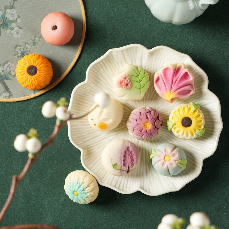 clcey高端传统糕点心 和果子下午茶点零食节日送礼 唐菓子