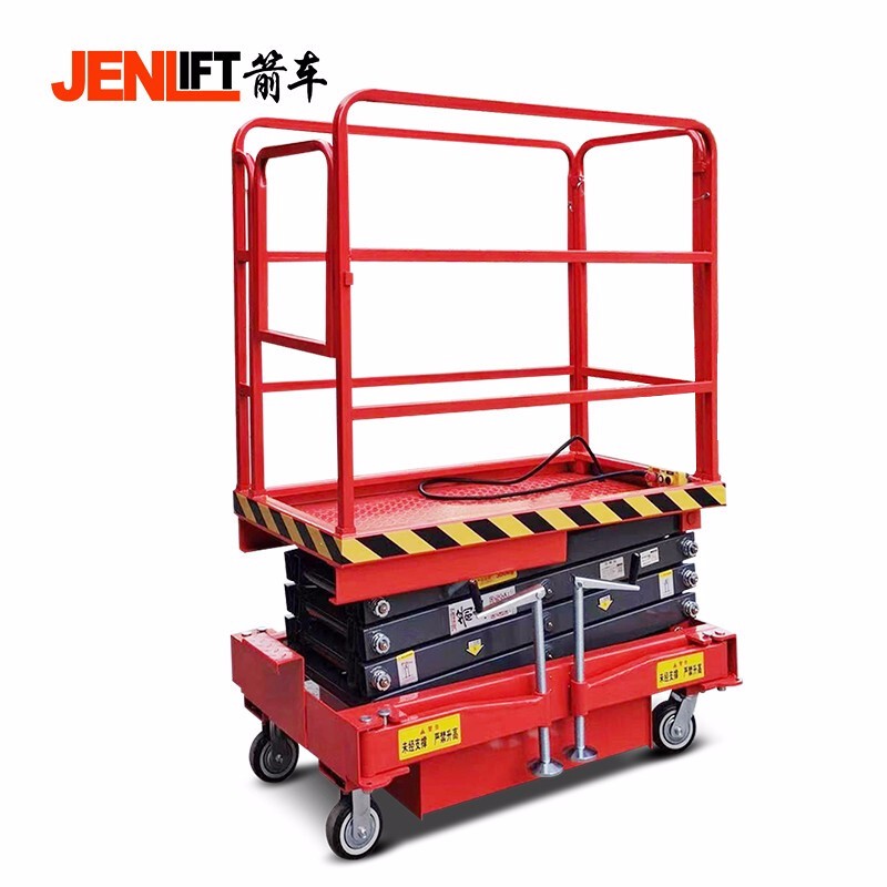 箭车(jenlift)高空作业平台移动剪叉式交流电动升降维修升降机  sjy0.
