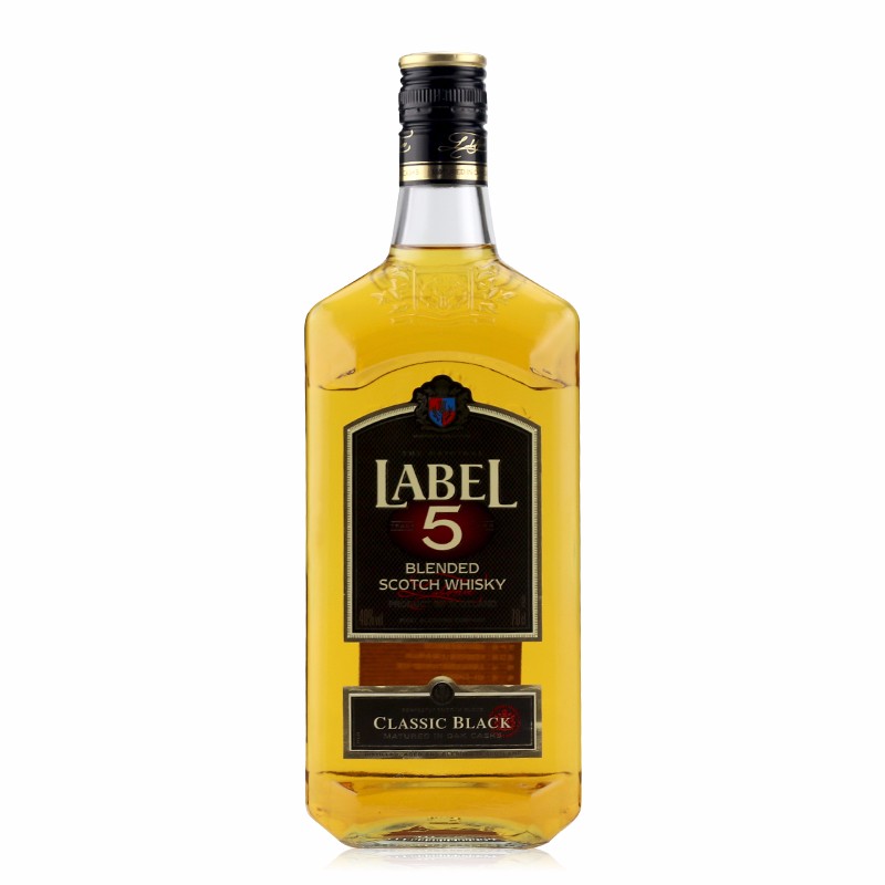 雷堡五星苏格兰威士忌洋酒 LABEL 5 WHISKY 洋酒 烈酒基酒调配 苏格兰威士忌
