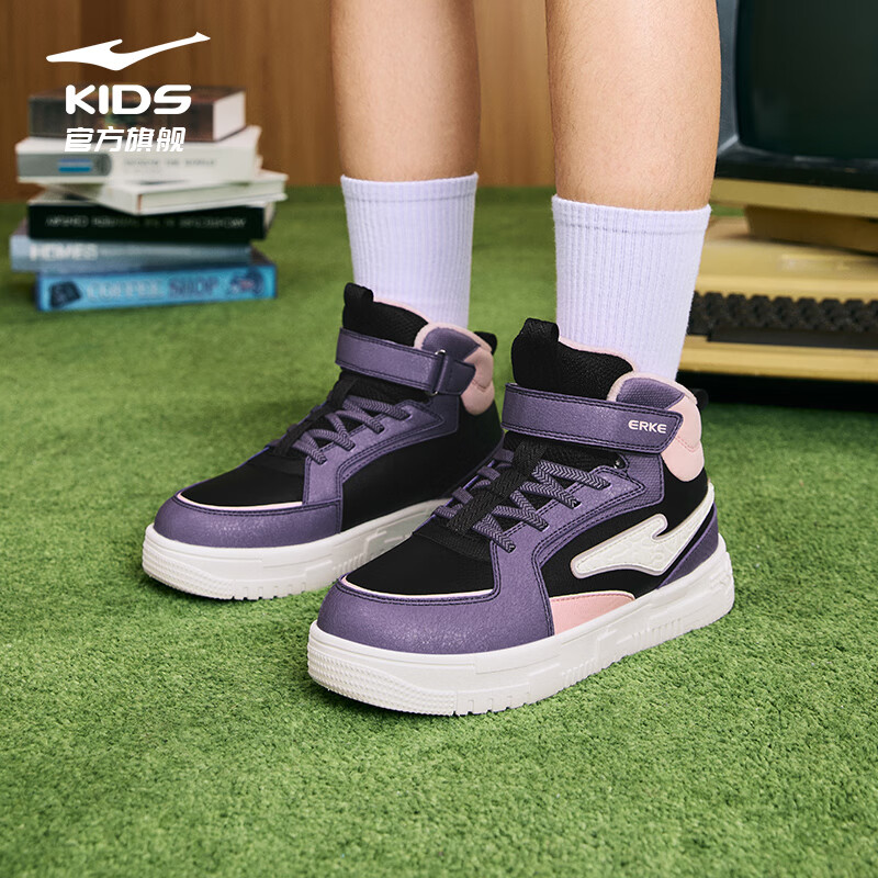 ���Ƕ��ˣ�ERKE��ͯЬ��Ůͯ��������Ь��ͯ�д�ͯ��Ь����/ľ����36 74.13Ԫ