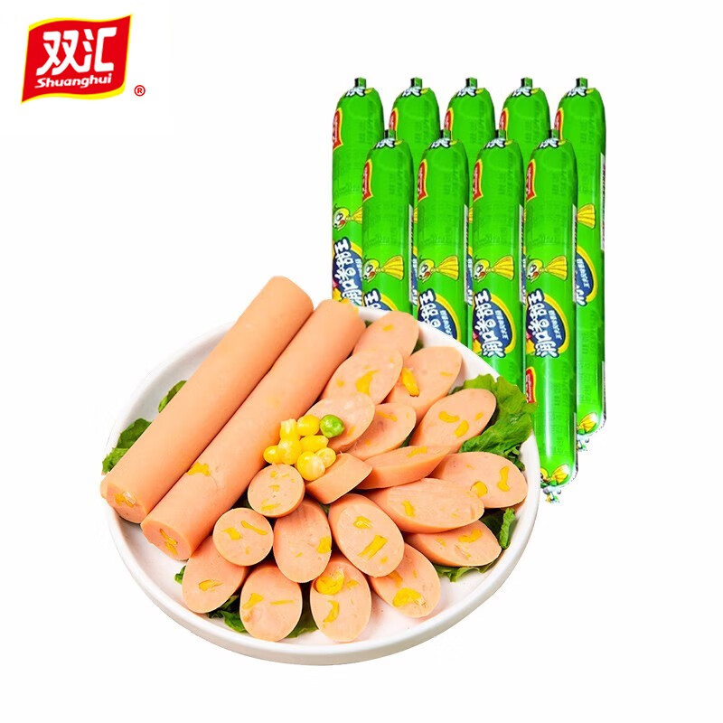 i火腿肠王中王烤肠玉米肠热狗肠香辣香脆肠泡面搭档香肠休闲零食 玉米