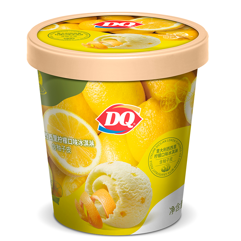 DQ 意大利西西里柠檬口味冰淇淋400（含柚子皮）