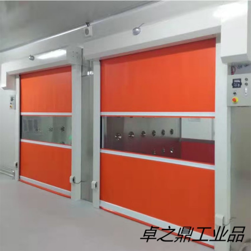 适用pvc快速卷帘门电动卷闸门自动工业升降门无尘车间感应提升堆积门