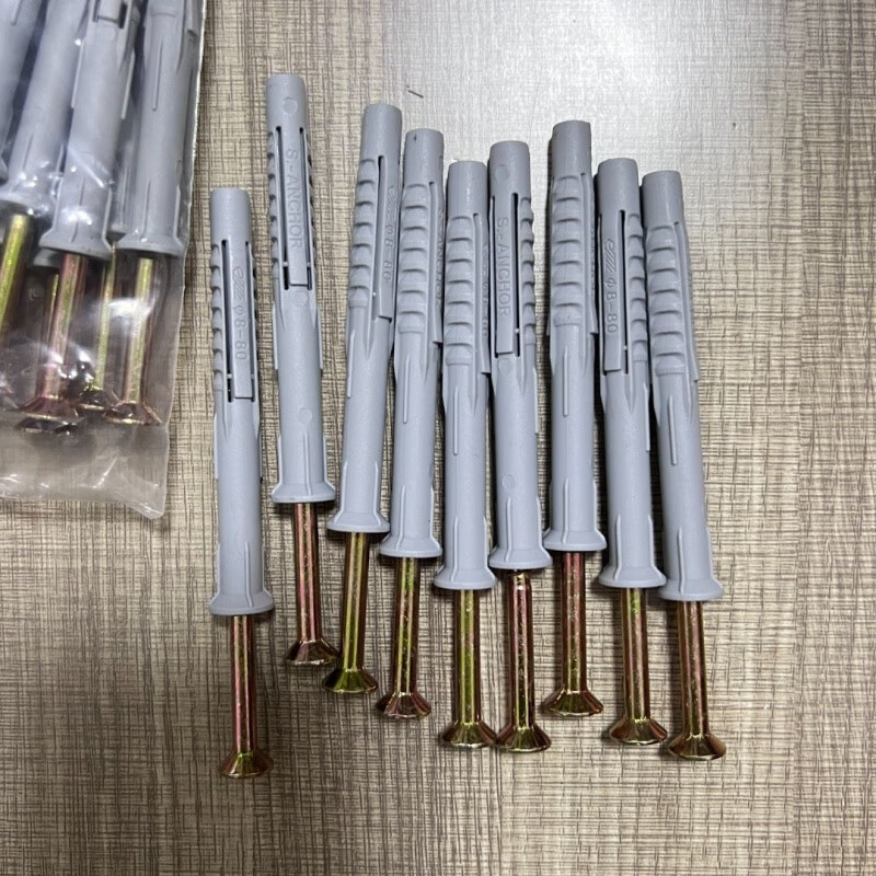 毅鹏胀管膨胀螺丝大涨力吊柜膨胀螺栓空心墙胀管 8*6(50支)1包胀塞