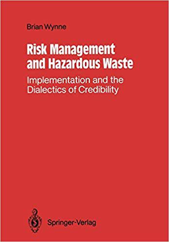 预订 Risk Management and Hazardous Waste