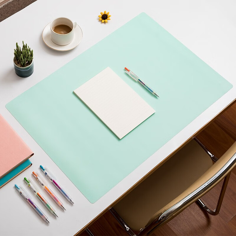 课桌写字学生用桌面 儿童垫桌板家用小学生a2垫纸板考试 绿色垫板 40*
