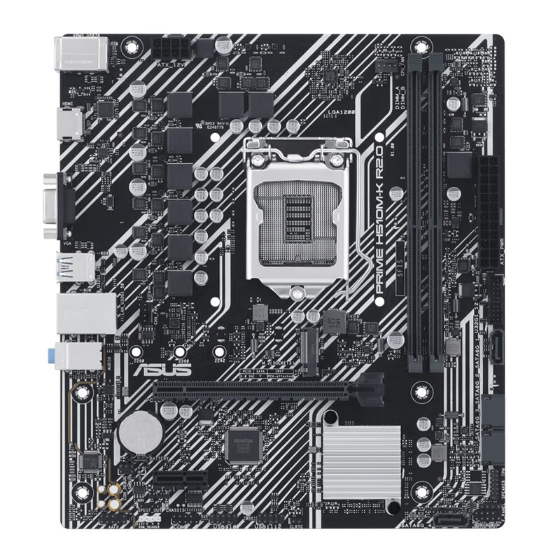 0 台式机电脑游戏主板 支持i5 10400 prime h510m-k r2.