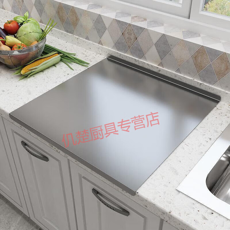 慕柯德国品质不锈钢挡油板灶台耐高温加厚挡板厨房炒菜防油溅隔热挡板