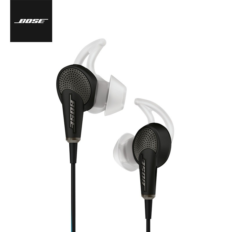 Bose QC20有源消噪入耳式有线耳机 黑色-安卓版线控 降噪手机耳机