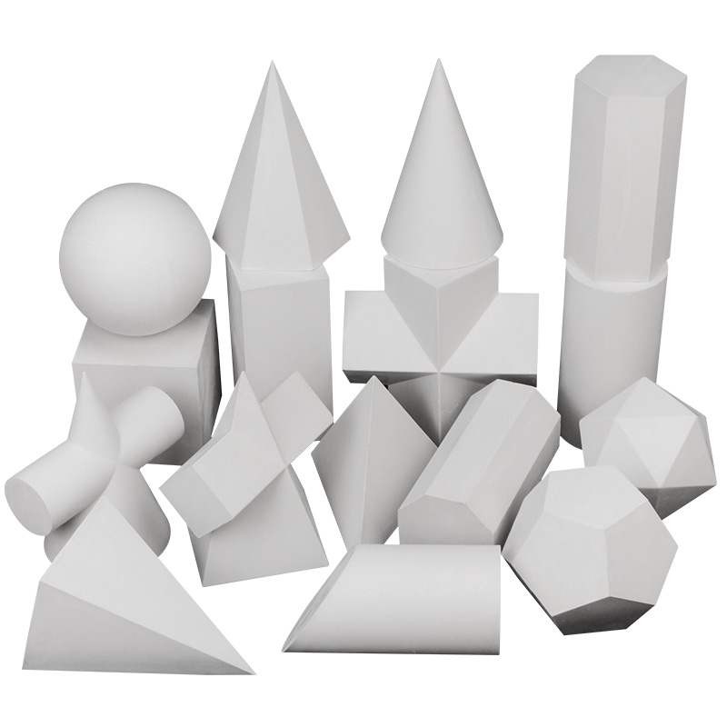 几何体石膏像素描写生工具 学生绘画模型静物美术摆件培训班教具 16