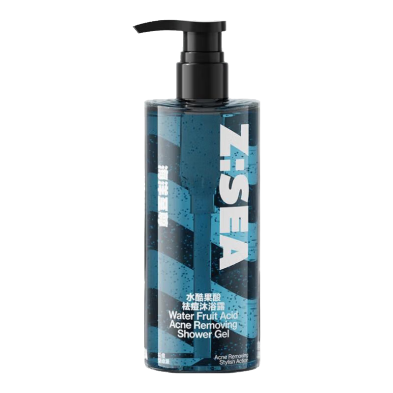 海洋至尊沐浴露男士沐浴液果酸祛痘沐溫和潔凈除螨控油留香沐浴乳禮物 【單瓶裝】祛痘沐浴露400ml