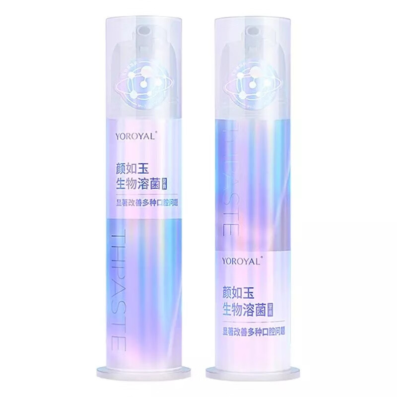 颜如玉牙膏 生物溶菌牙膏 清新口气口腔异味 成人牙膏(120g)