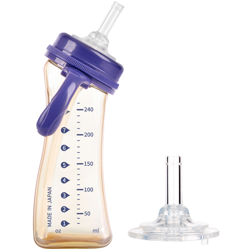 M&M吸管杯儿童PPSU耐摔吸管奶瓶，高品质、大容量、实用的选择！