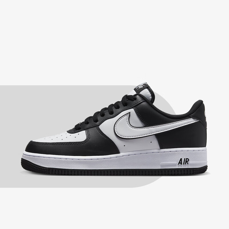 nike耐克air force 1空军一号男款黑白熊猫 低帮休闲板鞋 dv0788-001