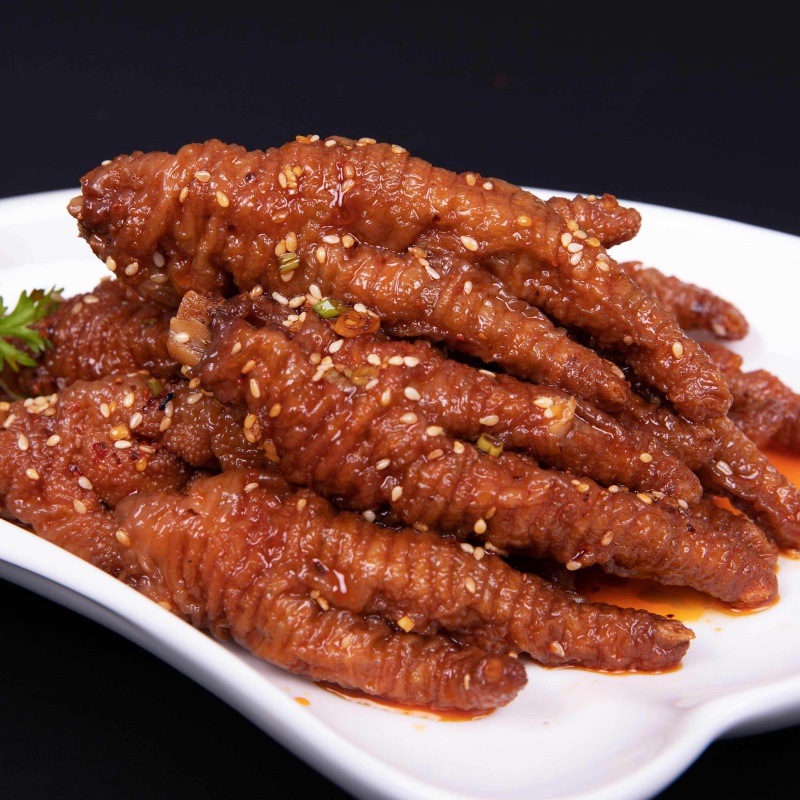 千娇百味五香虎皮凤爪真空袋装卤味鸡爪鸡肉类休闲零食小吃麻辣食品