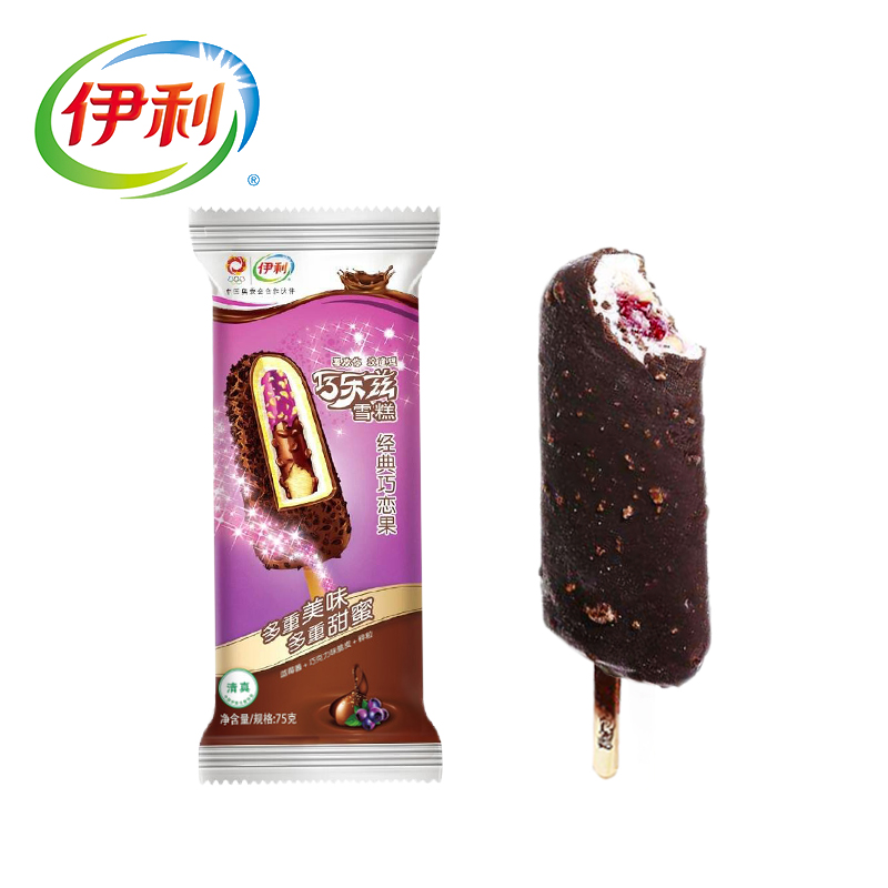 京选美食 40支巧乐兹巧脆棒四个圈巧恋果雪糕75g冰淇淋巧乐滋冰棍 巧
