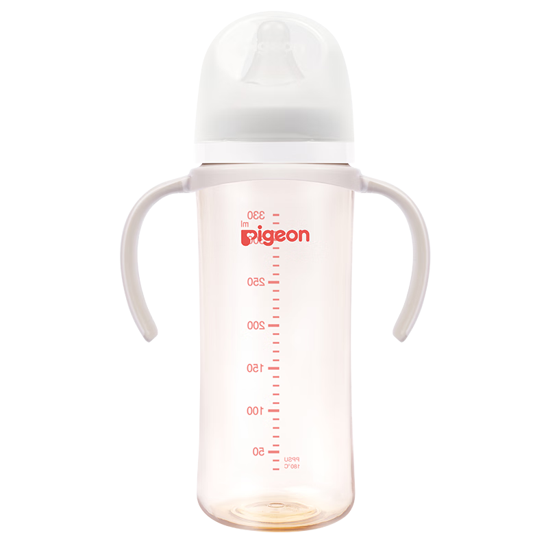 Pigeon 贝亲 婴儿宽口径ppsu奶瓶 330ml配LL号奶嘴 9个月+ 142.33元