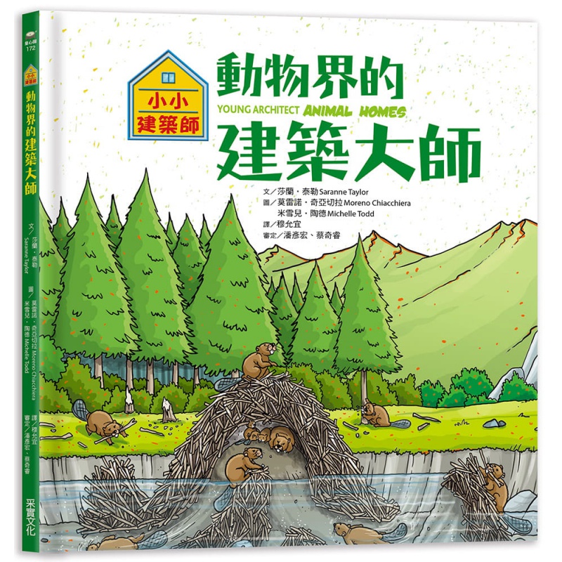 小小建筑师 动物界的建筑大师 亲子共读互动趣味知识动物建筑儿童绘本