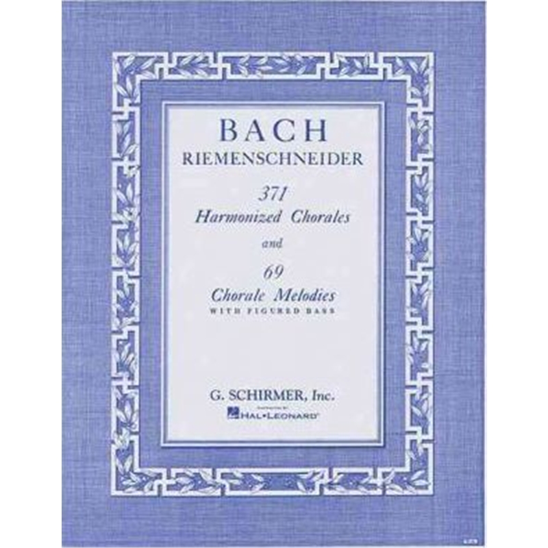 预订371 harmonized chorales and 69 chorale melodies