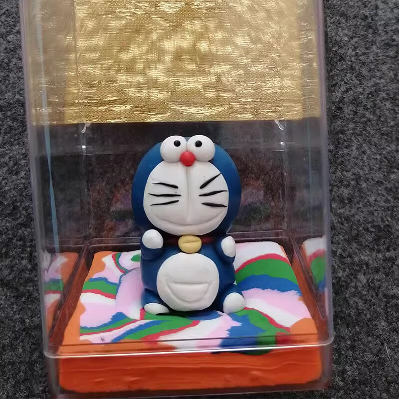 好客山东好客山东 非遗面塑卡通动物手工艺机器猫熊猫龙猫 机器猫