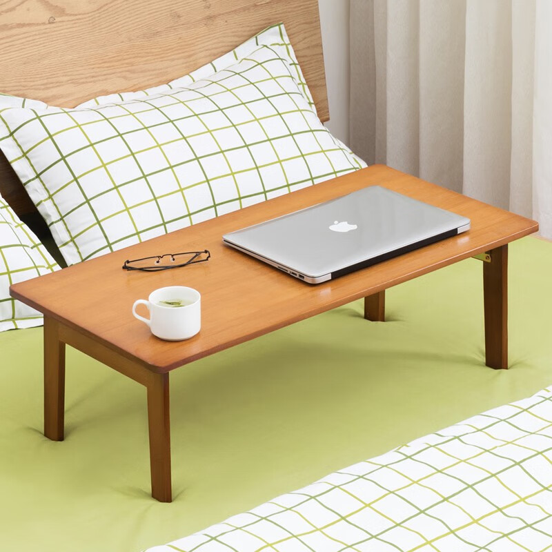 桌懒人多功能学生宿舍免安装书桌折叠楠竹桌出租房卧室办公飘窗桌子