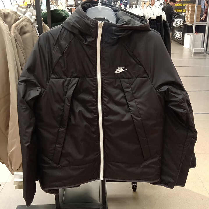 耐克(nike)棉服男装冬季新款运动服棉袄棉衣连帽保暖休闲防风夹克外套