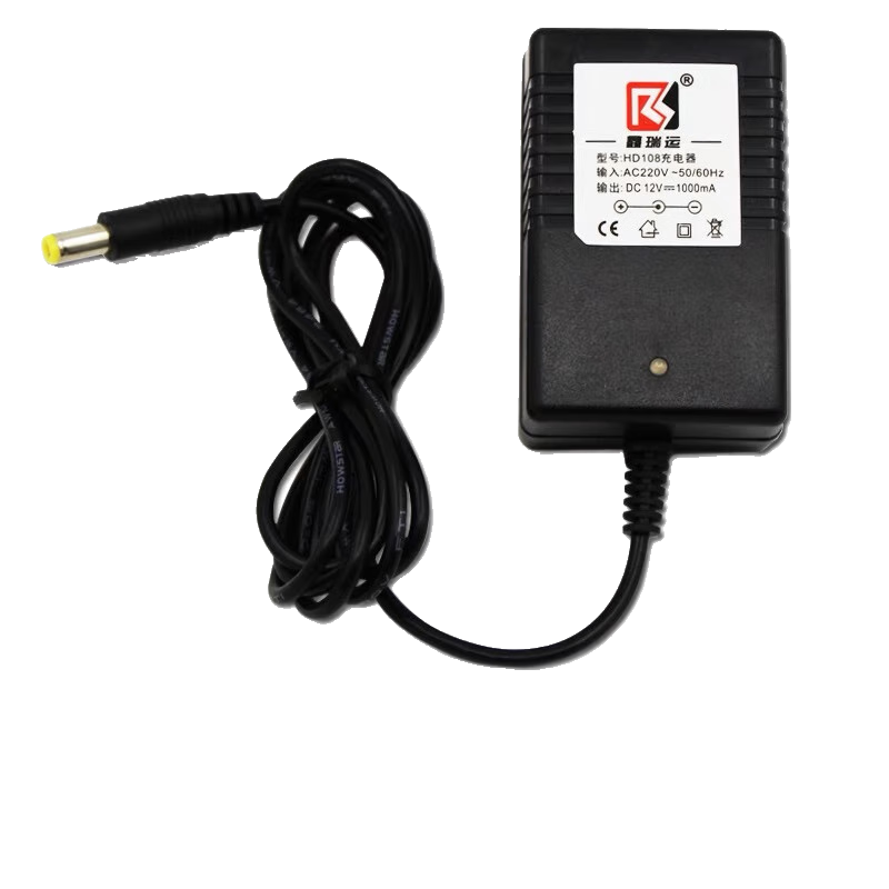 鑫瑞運童車(chē)電池充電器6v12V兒童三輪摩托車(chē)四輪汽車(chē)智能充電器4V電子秤 【加長(cháng)2米】充電器12V1000直充線(xiàn)
