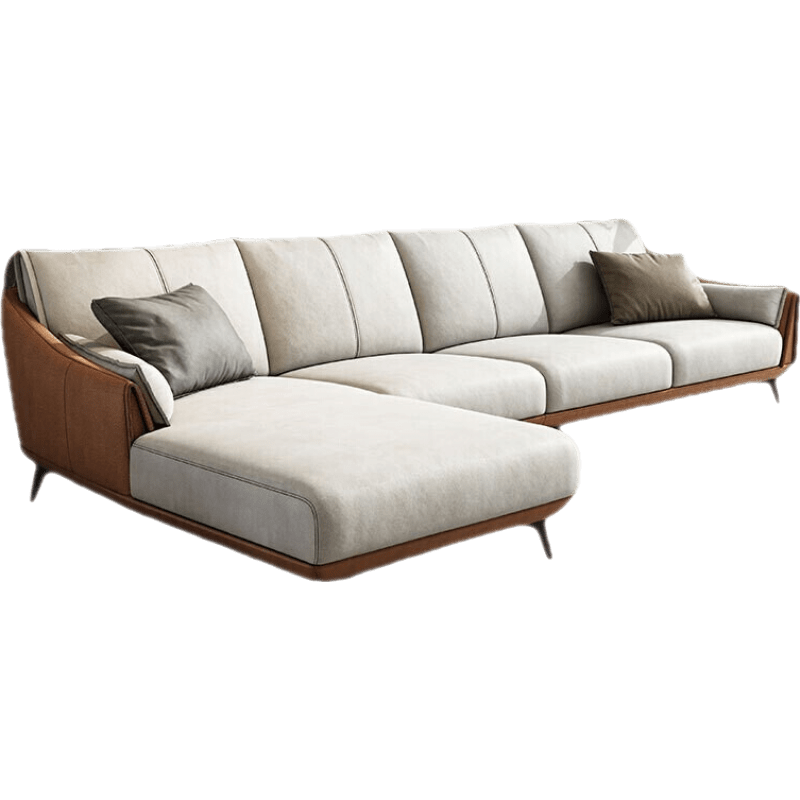 伊琦美 沙发 布沙发 意式极简沙发客厅布艺沙发免洗科技布三人沙发组合小户型现代简约沙发组合 双人位 免洗科技布+实木框架