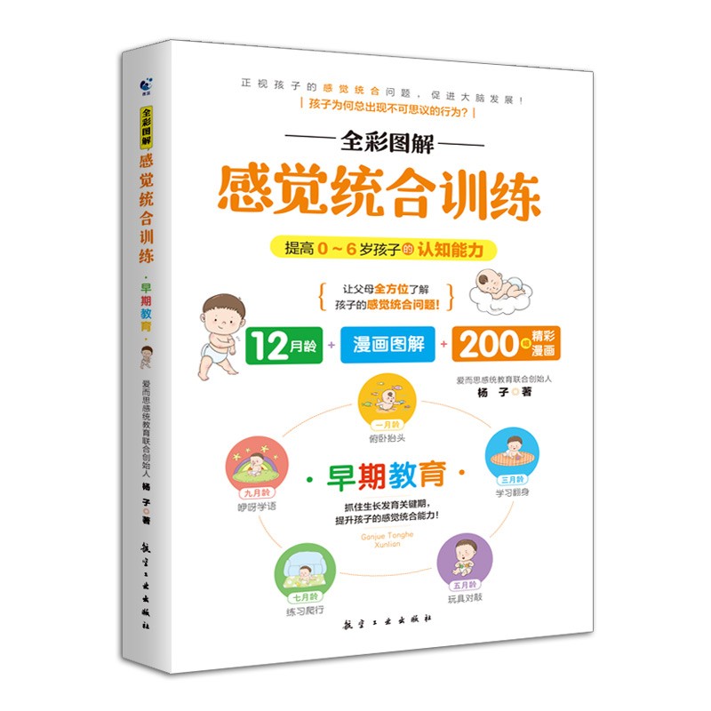 全彩图解感觉统合训练 0-6岁~~的认知能力 家庭教育育儿百科男孩女孩