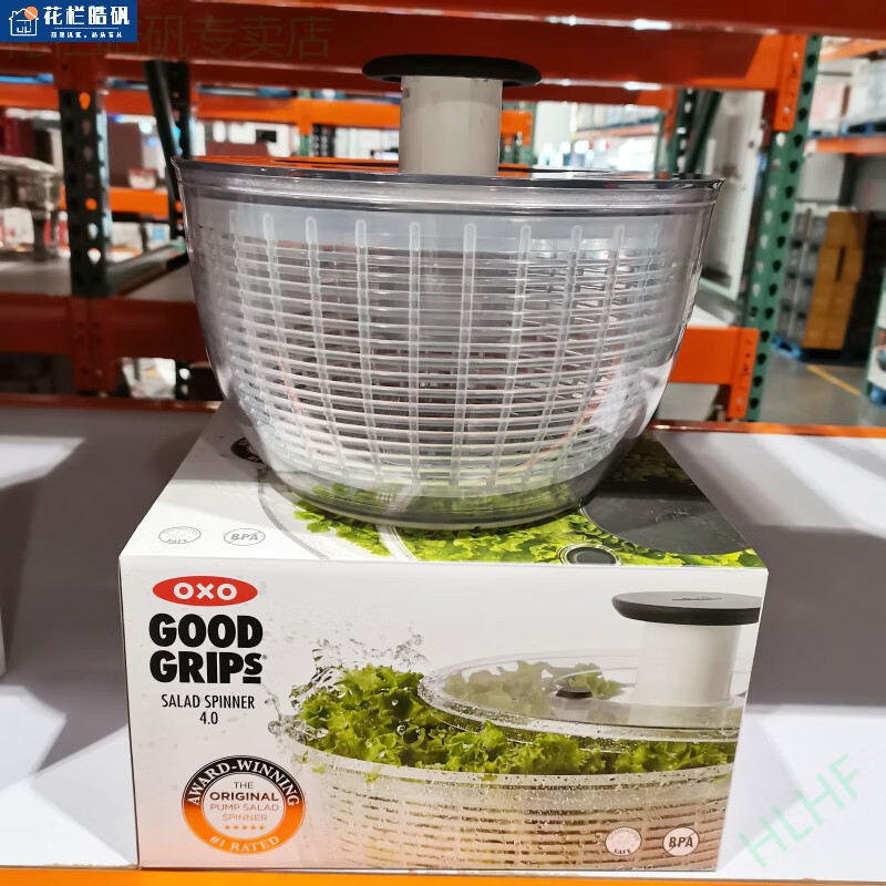 蔬菜脱水器上海COSTCO购 OXO奥秀蔬菜水果脱水器厨房洗菜沥水篮家用甩干机