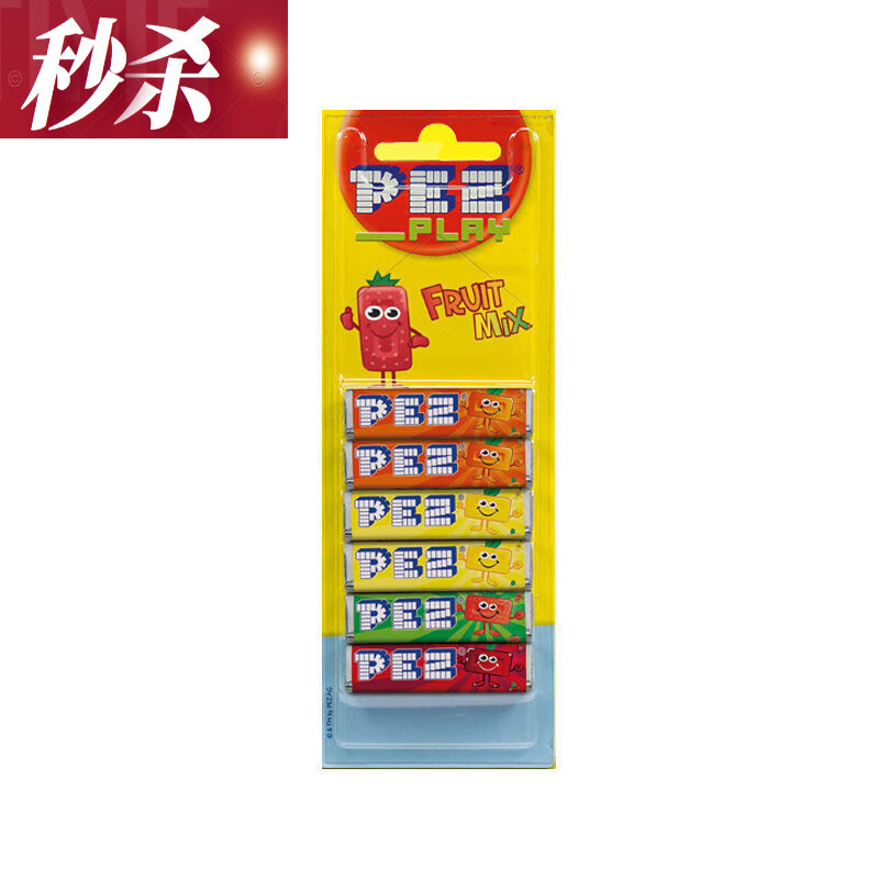 FGHGF猪小耙糖果机 水果糖系列糖盒儿童创意糖 水果补充装(6条糖果)
