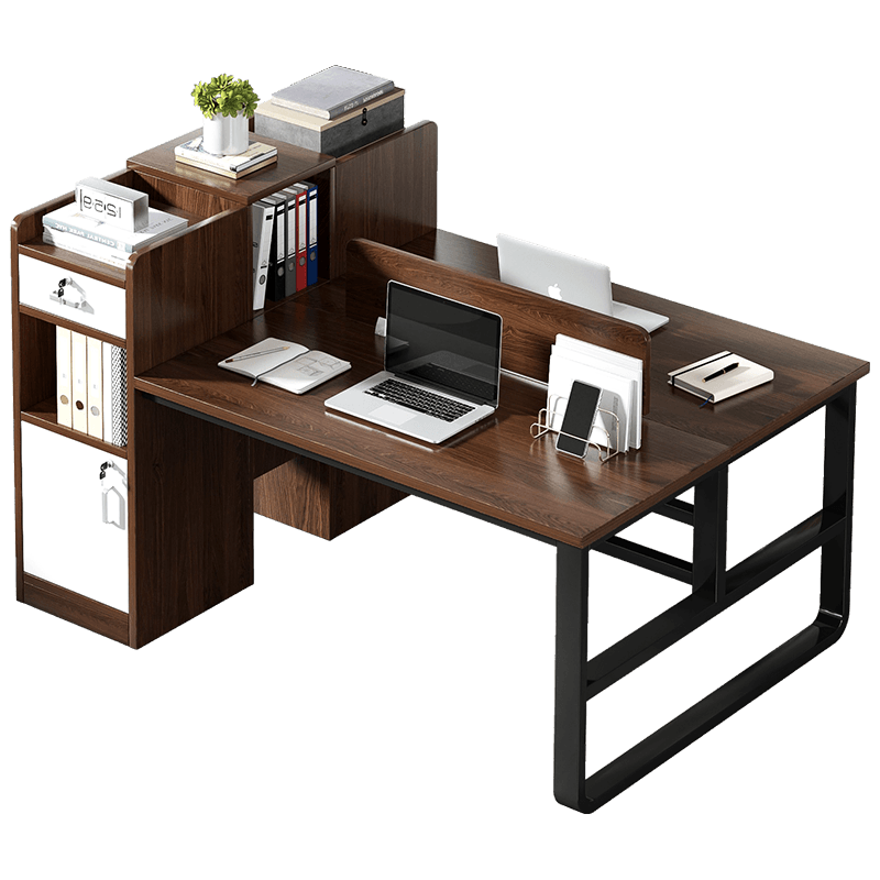 ���죨YIZAO��ְԱ�칫����������Լ�ִ�Ա���칫��2/����λ������ϵ������� ��˫��λ+˫�Ρ�ԭҰ��ľɫ150cm 808.72Ԫ