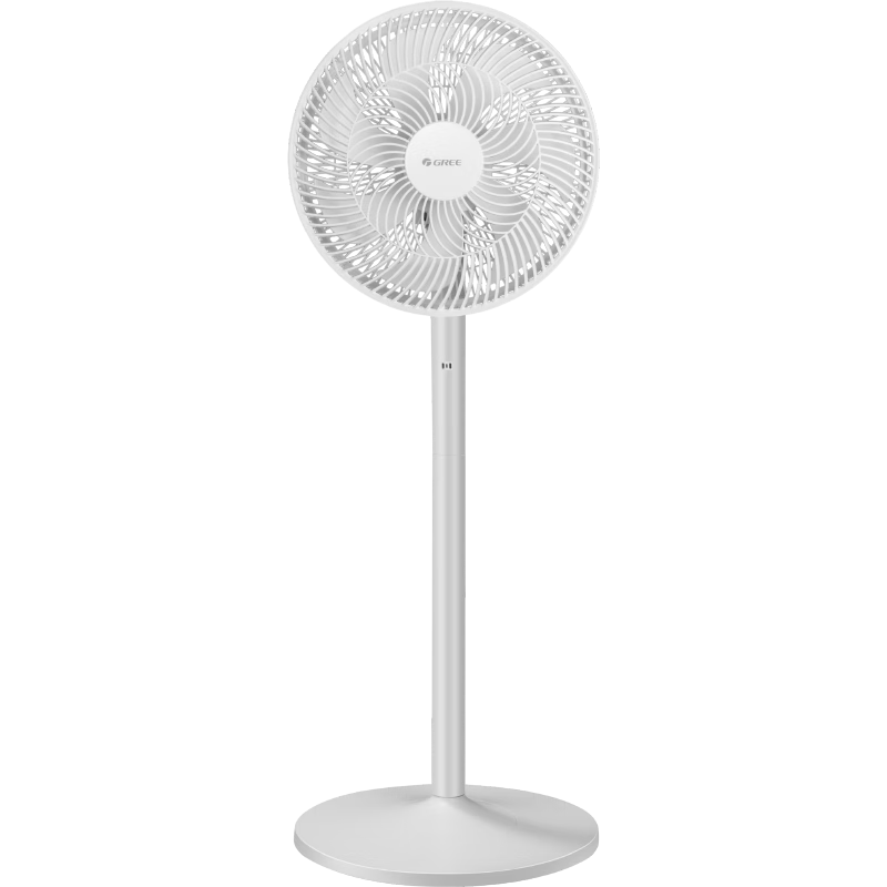 格力（GREE）電風(fēng)扇7葉輕音電風(fēng)扇立式家用柔風(fēng)落地扇臺(tái)式桌面小型風(fēng)扇大風(fēng)量節(jié)能搖頭宿舍電扇 FS-3015h7 FS-3015h7頂(白)