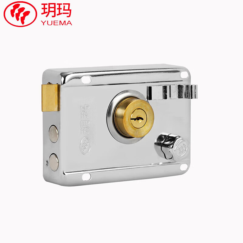玥玛 外装门老式门锁木门入户门锁房门锁防锡纸防技术开启 735-8698右