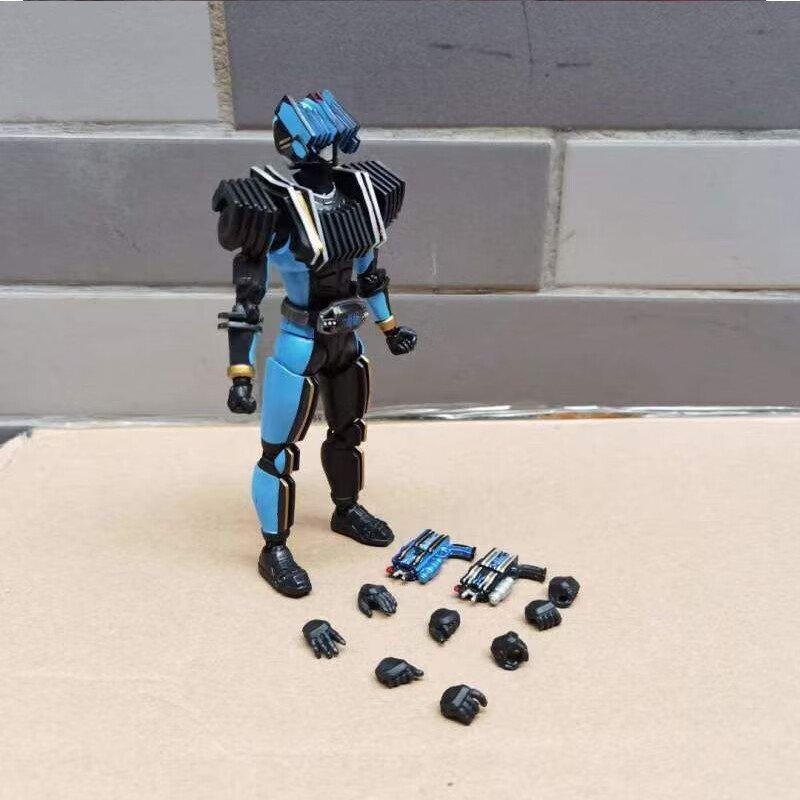 好沐音(haomuyin)假面骑士模型 蒙面超人甲斗真骨雕 diend 猎骑 终骑