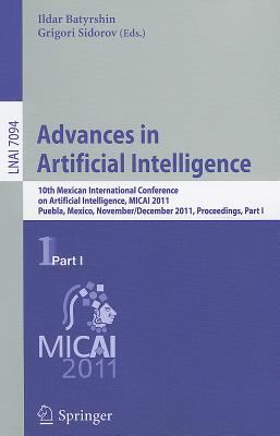 预订Advances in Artificial Intelligence: 10th Mexica